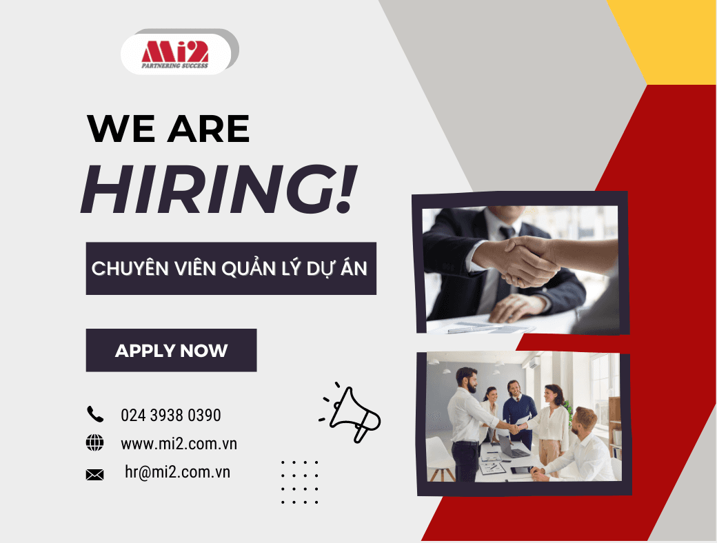 MI2 TUYỂN DỤNG CHUYÊN VIÊN QUẢN LÝ DỰ ÁN