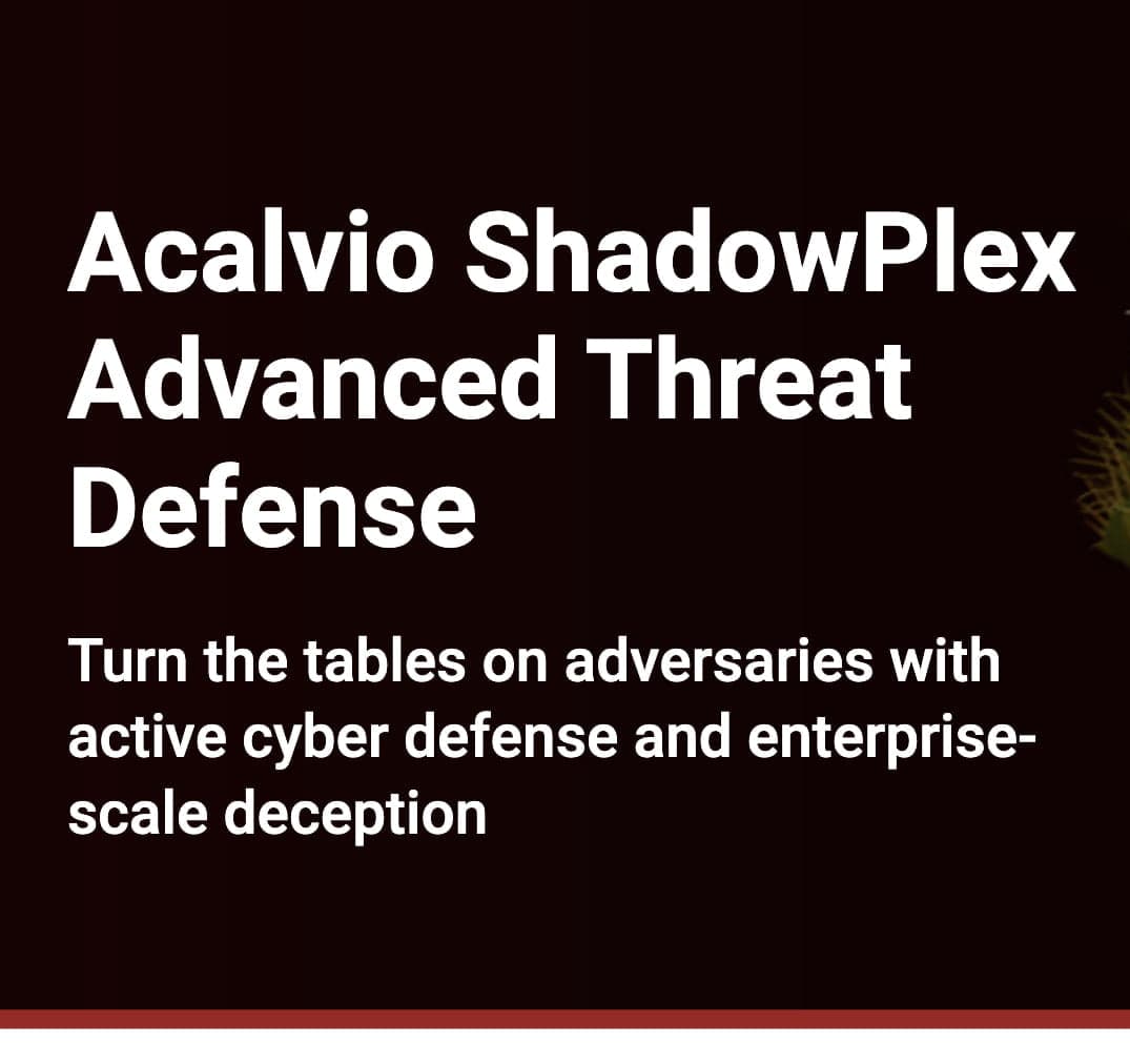 ShadowPlex Advanced Threat Defense