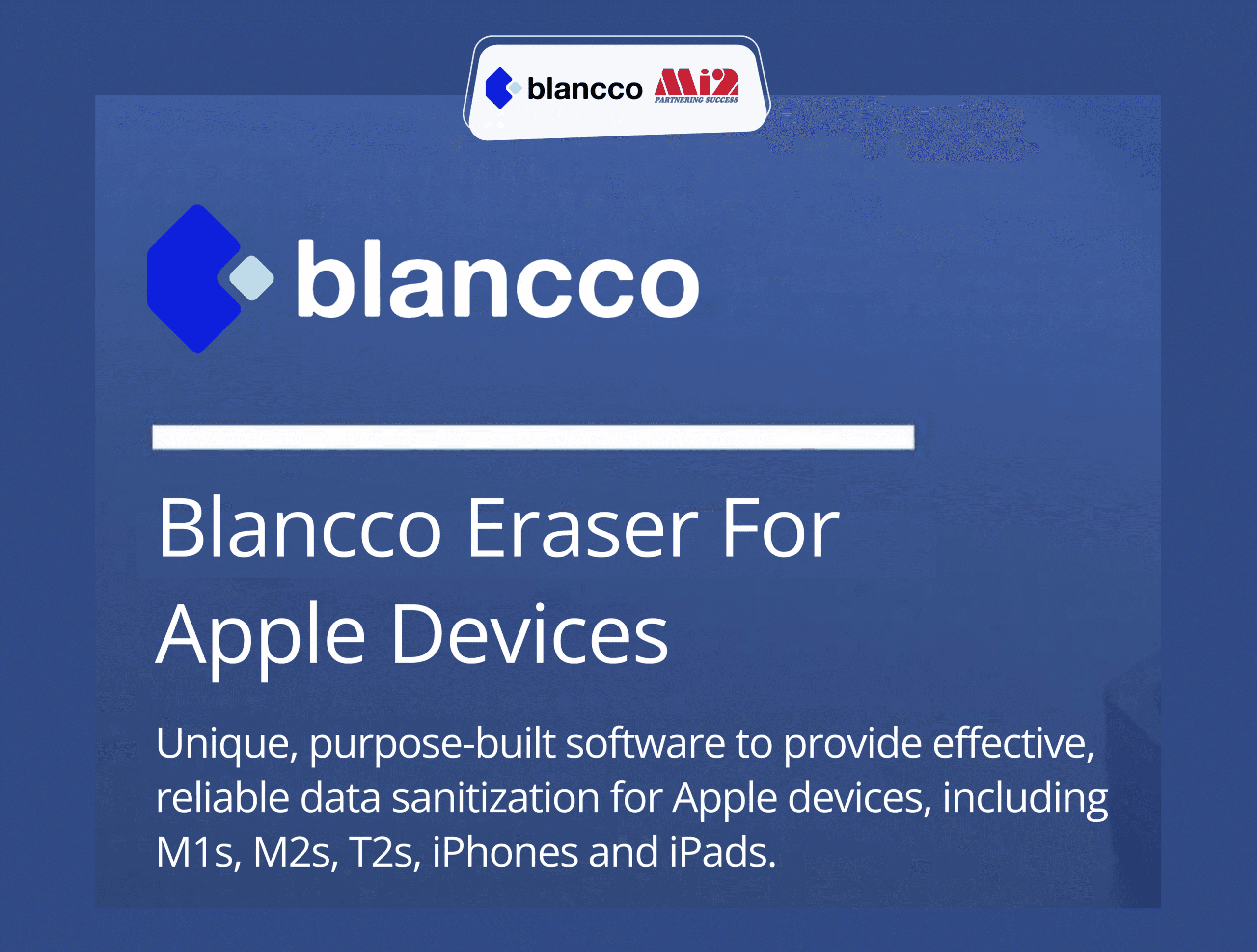 Blancco Eraser For Apple Devices